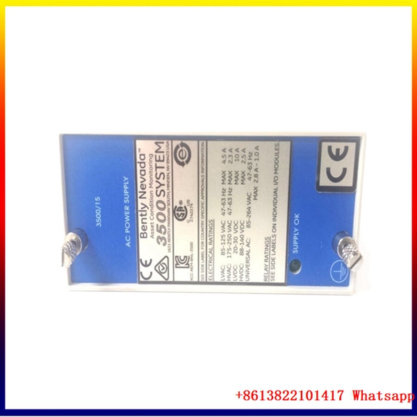 BENTLY 167699-02 1900/65A 机械状态监测与保护模块